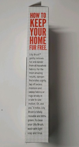 Lilly Angled Brush BE FOREVER FURLESS PET HAIR REMOVER - For Furniture, Bedding,