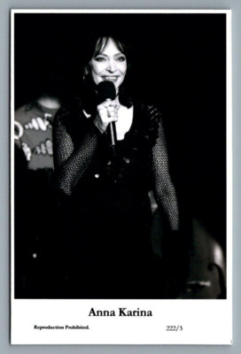 Anna Karina (C) Swiftsure 2 Postcards year 2000 modern print 222/3 & 222/7
