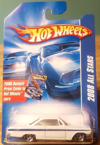 Hot Wheels '62 Chevy White 1:64 Scale Low Rider HW All Stars
