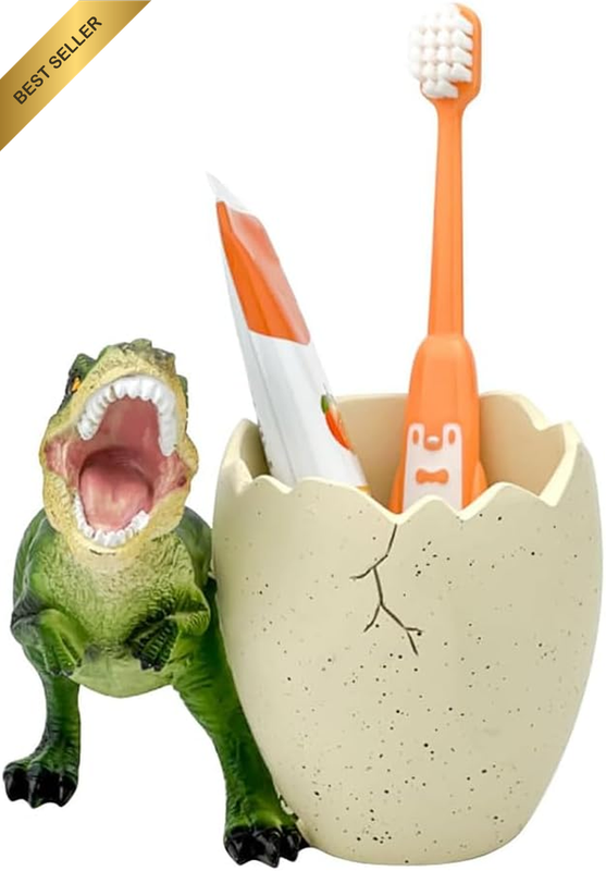 Cute Cartoon Toothbrush Holder,Toothbrush Organizer for Bathroom,Sturdy Resin To