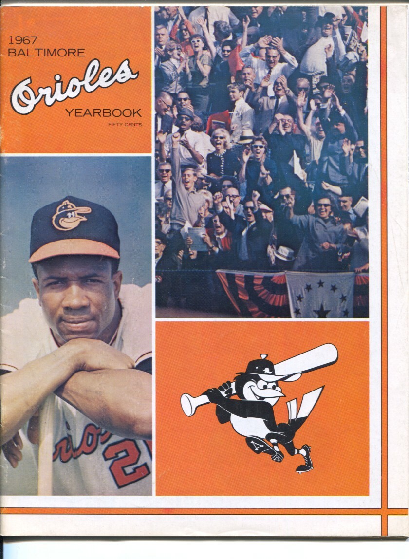 Baltimore Orioles YearbookMLB 1967MLBFrank Robinson photo cover