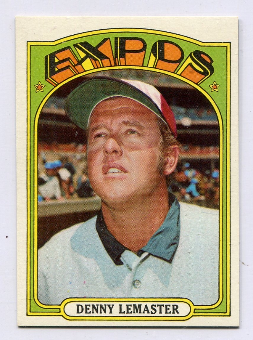 1972 Topps Baseball Card 371 Denny Lemaster NEAR MINT EBay