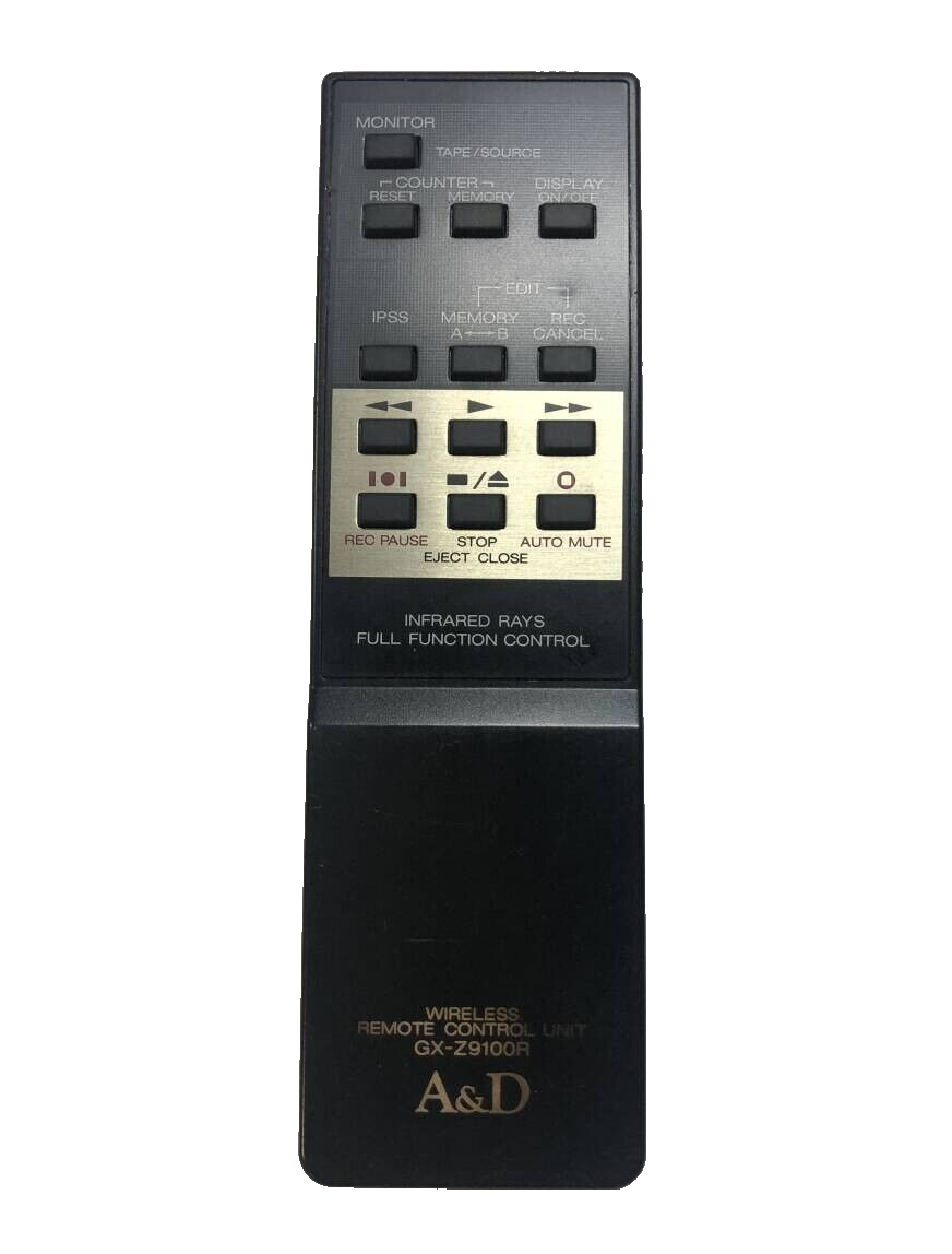 A&D GX-Z9100R リモコン Akai Remote GX-Z9100R A&D for GX-Z9100 GX-Z9100EX Audio