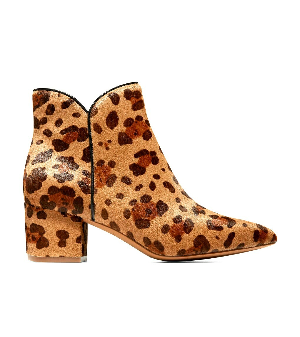 

COLE HAAN Женские ботинки на молнии с принтом Elyse, W14980, Ocelot print, Elyse