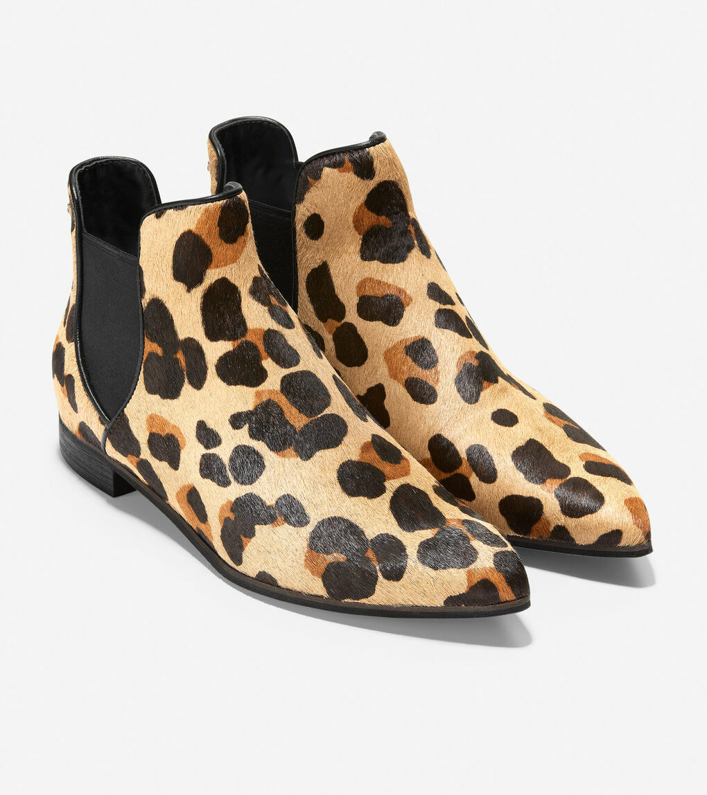

COLE HAAN Hara Женские сапоги из натуральной кожи с принтом Jaguar, #W15704, Jaguar print haircalf, 15704