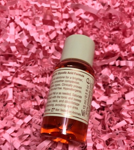 Pixi Glow Tonic Exfoliating Toner .5 oz Travel Size NWOB