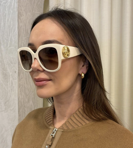 GUCCI GUCCI GG1407S-004-54 IVORY SUNGLASSES