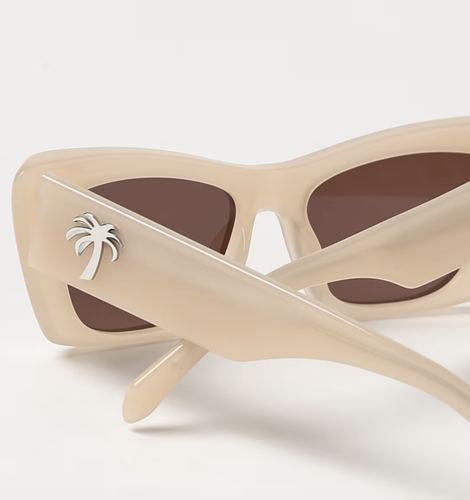 PALM ANGELS PALM ANGELS PERI058S24PLA0011764 FAIRFIELD SAND SUNGLASSES