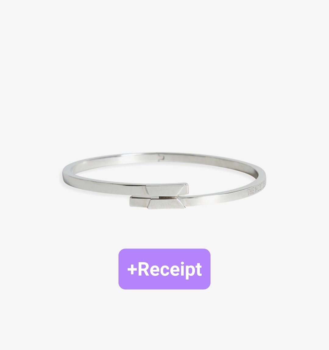 [HARANG]★BTS 着用★HR 02B_Silver Letter Bangle Bracelet HARANG]☆BTS 着用☆HR 02B_Silver Letter Bangle Bracelet