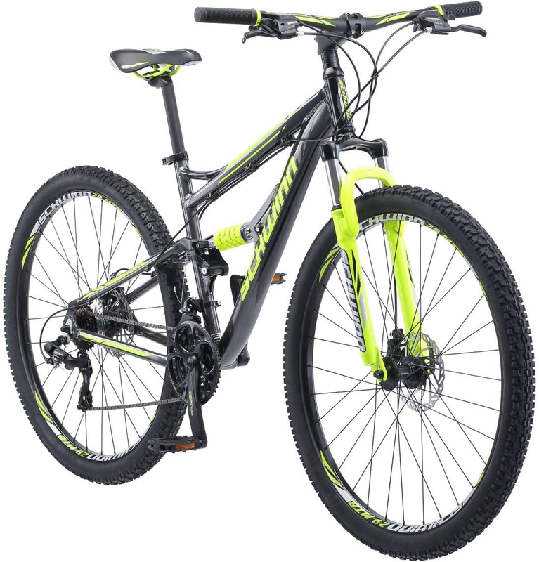 Traxion Mens and Womens Mountain Bike, 29-Inch Wheels, 24-Speed Shifters, Full S