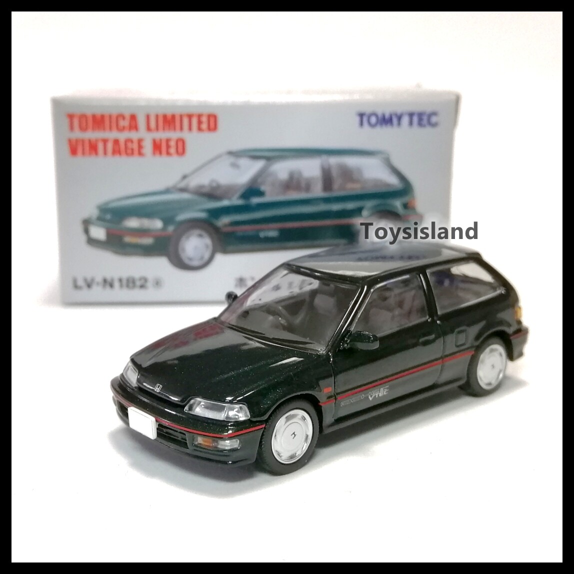 ミニカー Honda Civic EF Black Limited KHMG136 Kaido House LTD 1:64 Honda Civic EF Kaido Works Black