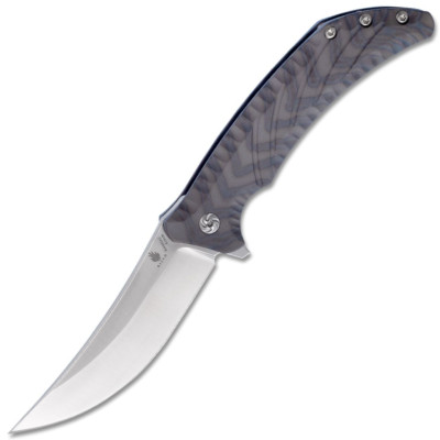 Kizer Dirk Pinkerton Nomad Flipper S35VN Blade Milled Flamed Titanium Ki4482A2