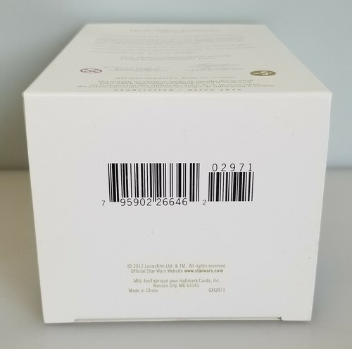 Hallmark Keepsake 2012 Christmas Ornament Star Wars Darth Vader Peekbuster New