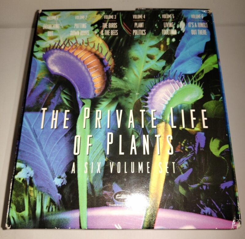 David Attenborough The Private Life of Plants 6 VHS Set Turner Home BBC Nature