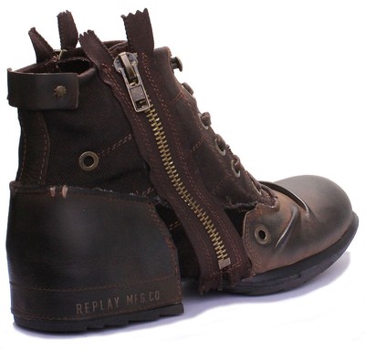 Pre-owned Replay Clutch  Clutch Dk Bro Boot In Dark Brown Size Us 6 - 12