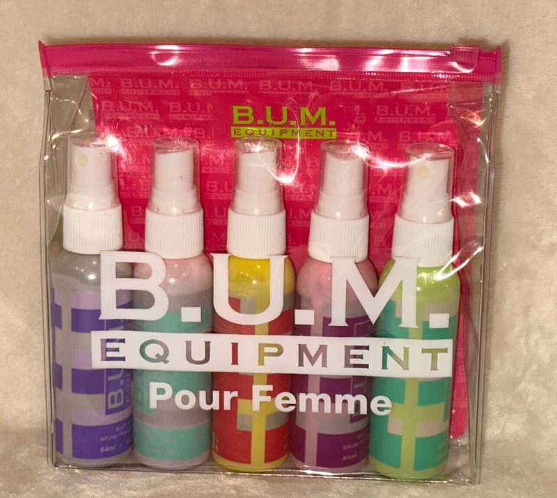 B.U.M. Equipment - Pour Femme Discovery Perfume set 2.2-fl oz Pouch 5 Piece Set