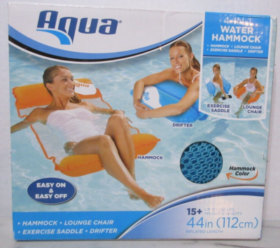 Aqua 4 in 1 Water Hammock Lounge Chair Exercise Saddle Drifter