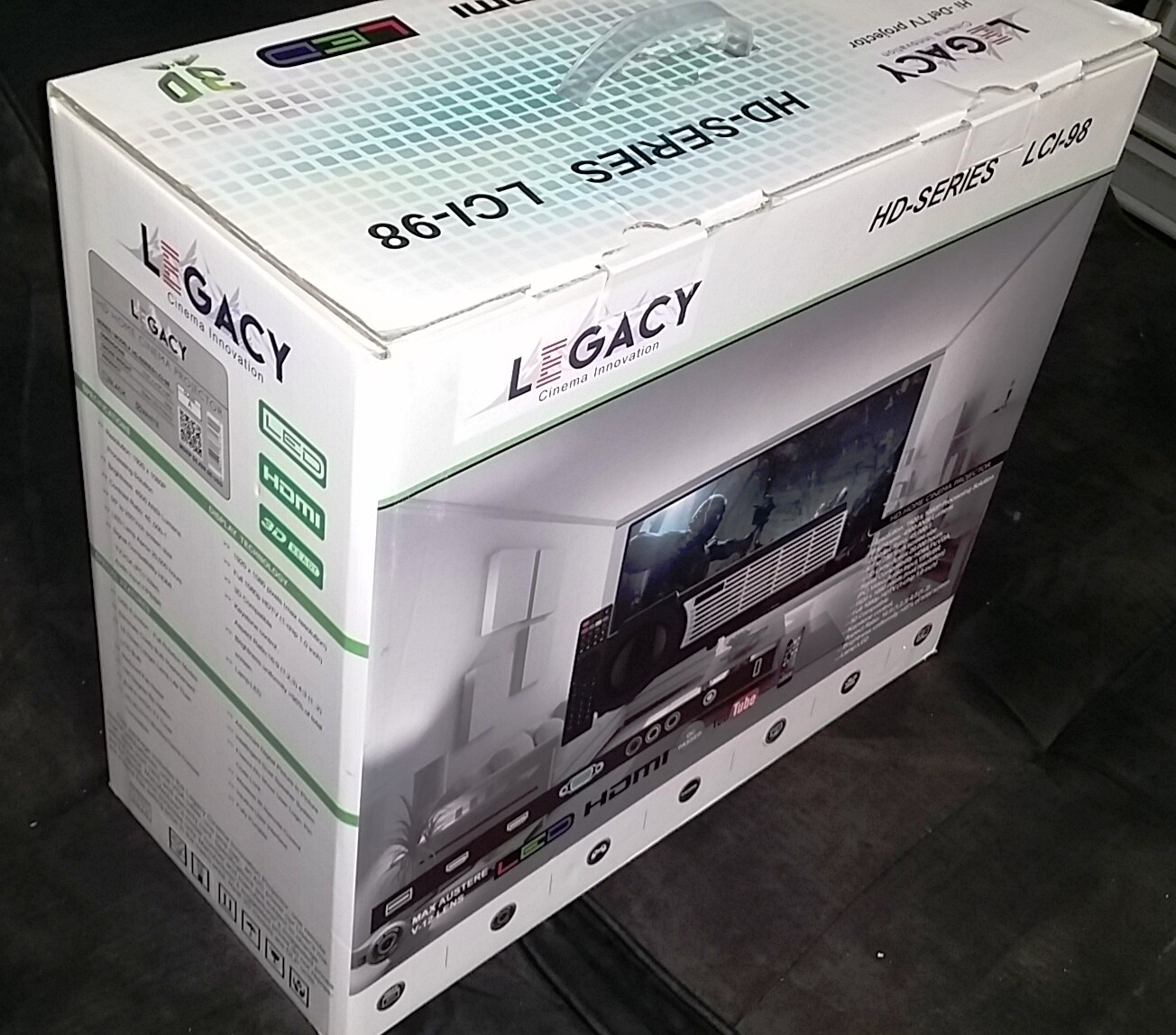 Legacy Cinema Innovation LCI-98 1080 HD Home Theater Projector