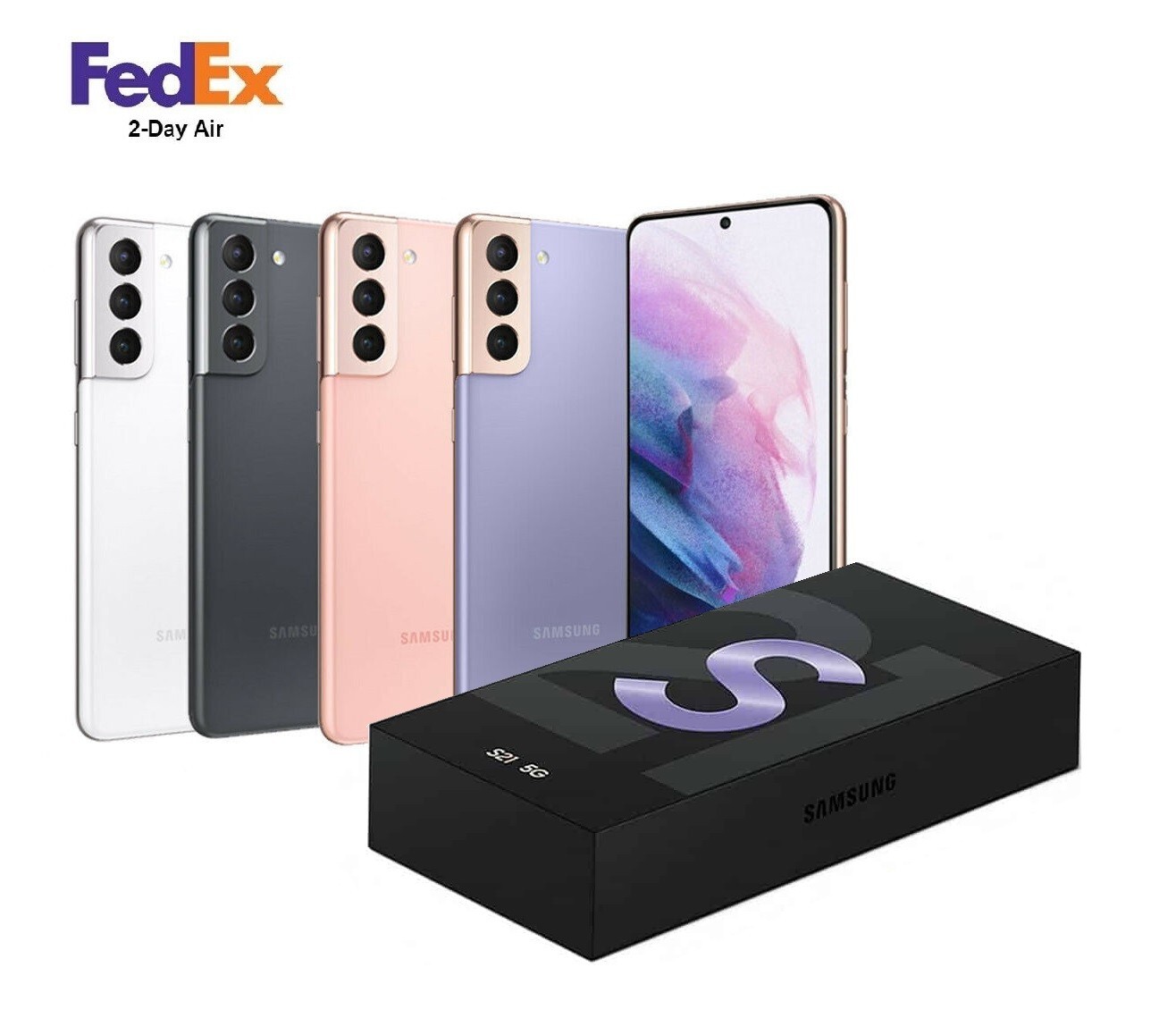 Galaxy S21 5G 本体 箱付き Samsung Galaxy S21 5G OEM Box with USB-C Cable and Inserts +