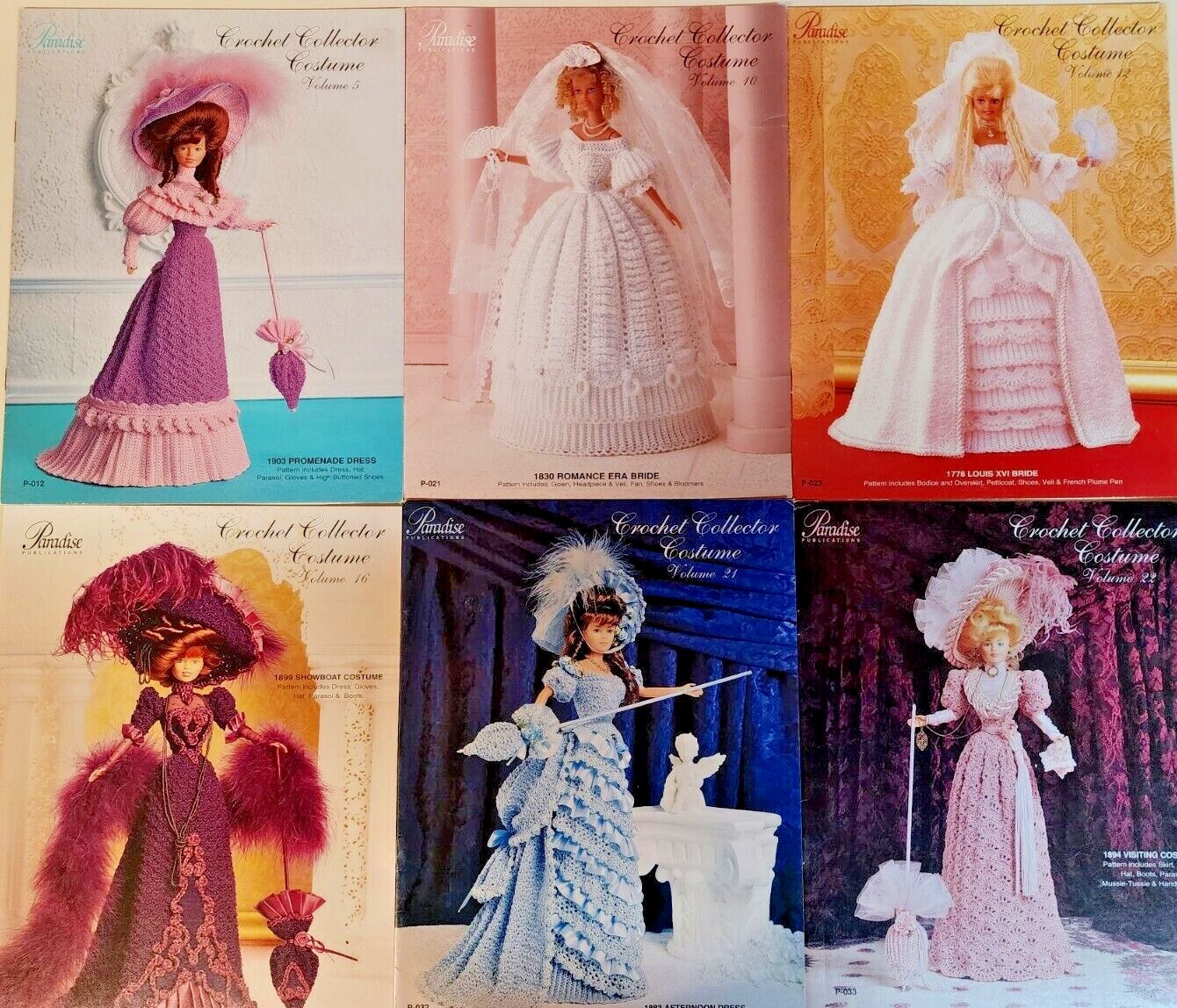 Paradise publications crochet collector costume clearance