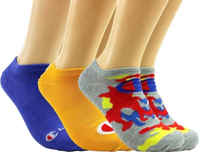 

Мужские носки Champion LIFE, 3 шт. в упаковке, супер-непоказные носки, Camo surf/citrus/optical blue