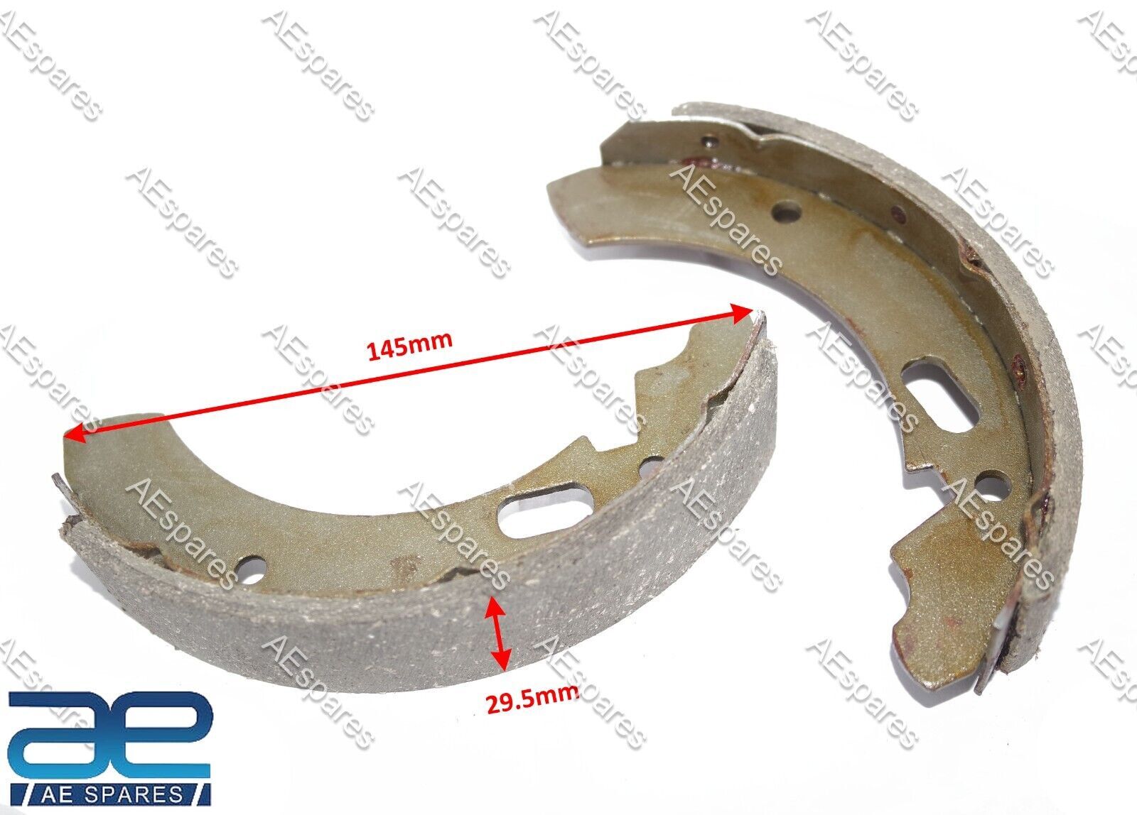 Brake Shoe Set For Bajaj Tuk Tuk Old Models Rear Engine