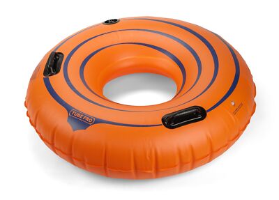 Orange 48'' Premium River Tube with Handles- Heavy Duty, Commercial Grade