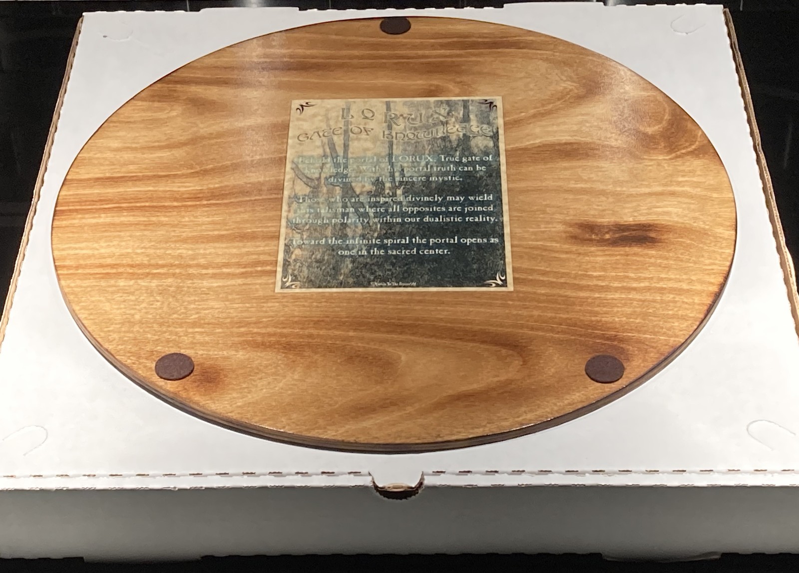 Ouija Board Vintage LORUX GAZE OF KNOWLEDGE Portals to The Beyond Halloween #41