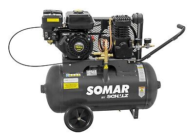 SOMAR SCHULZ GAS AIR COMPRESSOR - 5.5HP 140PSI 20GAL HORIZ-PORTABLE MSL-15MAX