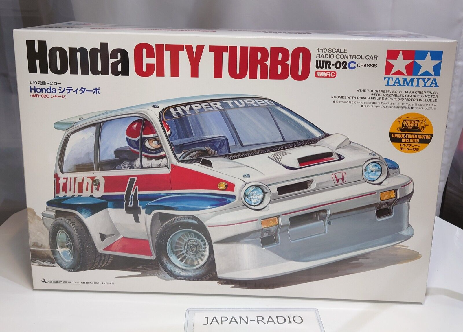 Vintage Tamiya 1/10 Honda CITY TURBO WR-02C Chassis 1/10 Vintage Tamiya 1/10 Honda CITY TURBO WR-02C Chassis 1/10