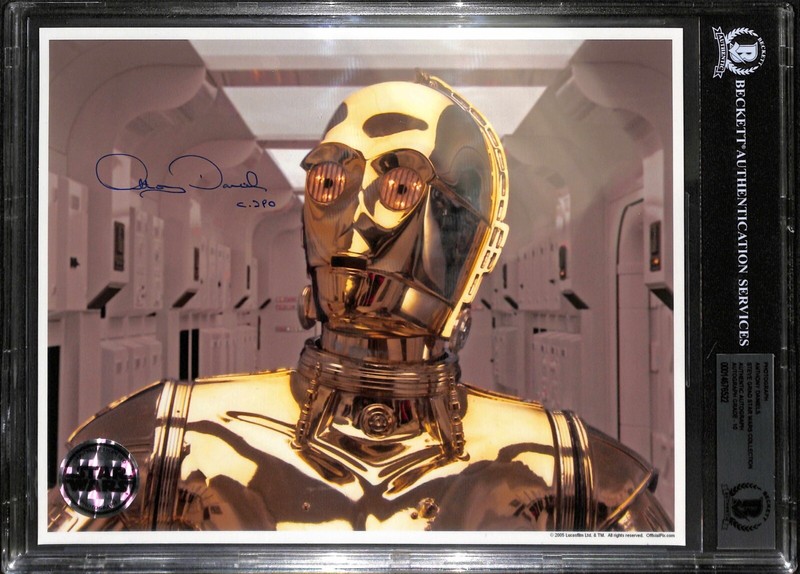 真筆保証品 スターウォーズ C-3PO役『Anthony Daniels アンソニー