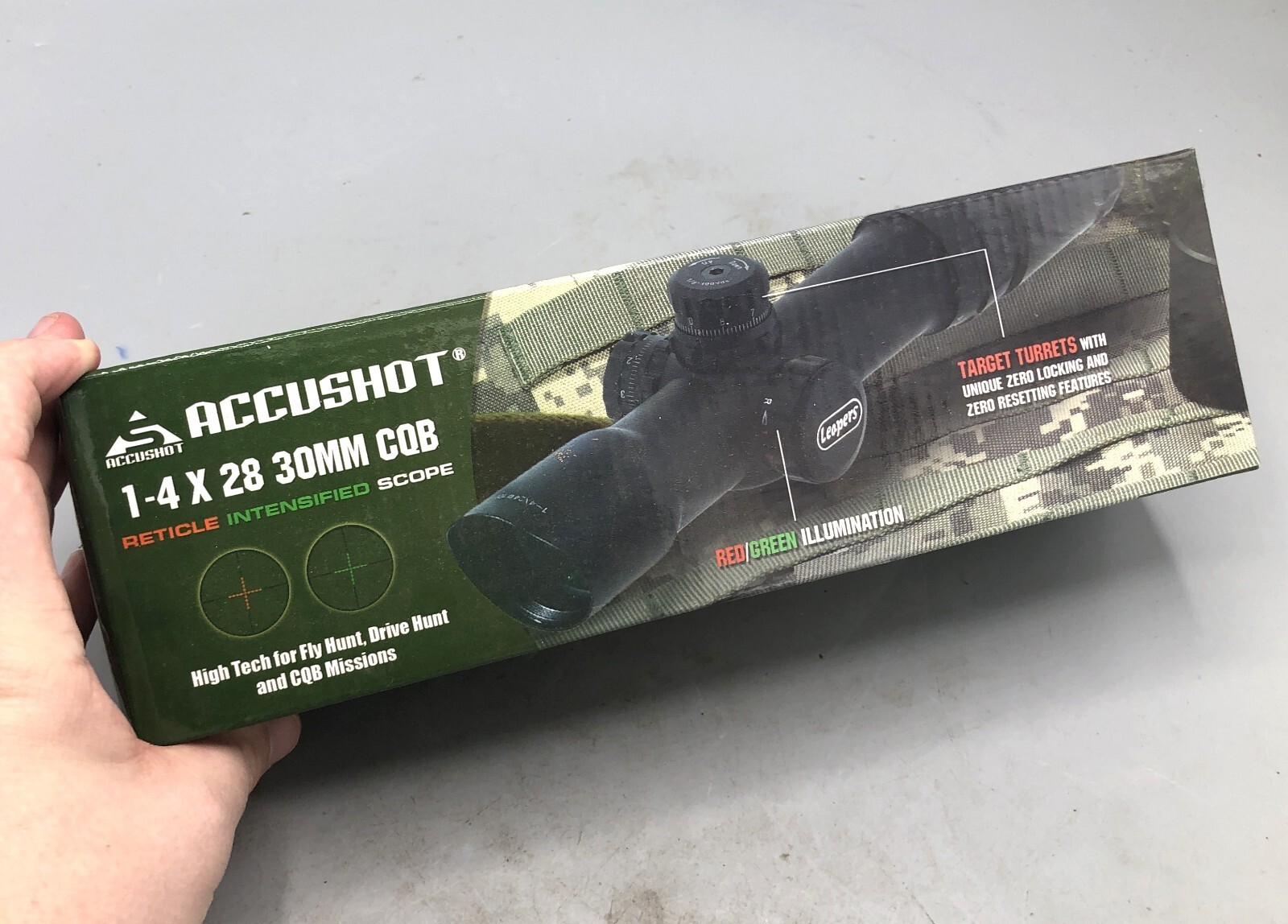 Leapers社　ACCUSHOT 1-4x28 Leapers 1-4x28 AccuShot CQB | Rifle Scope Reviews | Gun Mart