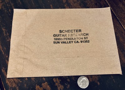 Schecter Guitar Research Official Company Paper Bag