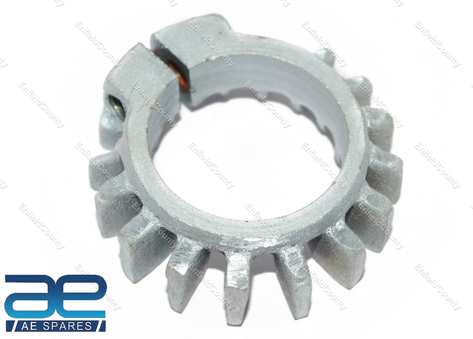 For Triumph 500 650cc Exhaust Finned Clip Cooling Fin Clamp Push Over 1 3/4"  