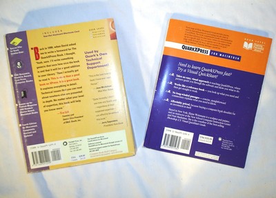Quark Express 3.3 Handbook Manual, For Macintosh, Lot of 2