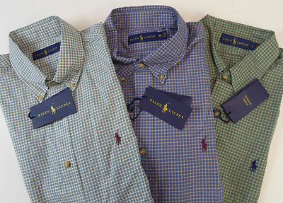 plaid cotton twill shirt ralph lauren