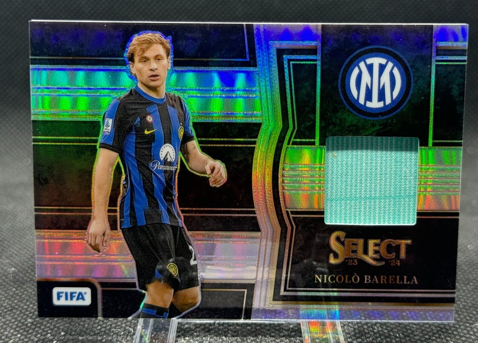 Nicolo Barella 2023-24 Panini Select FIFA Memorabilia Silver Inter