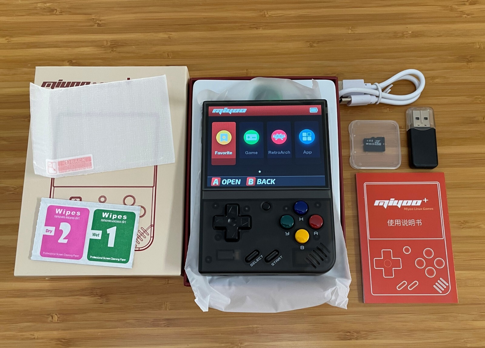 NEW Miyoo Mini Plus Transparent Black w/ 32GB MicroSD *SHIPS FAST* US SELLER NEW Miyoo Mini Plus Transparent Black w/ 32GB MicroSD *SHIPS FAST* US SELLER