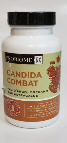 Probiome RX Candida Combat Support Healthy Yeast & Fungal Balance 90 Caps 2022