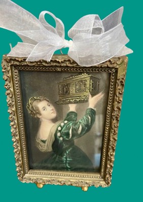 Titian's Portrait Of His Daughter Lavinia Vecelli Renaissance Print Framed