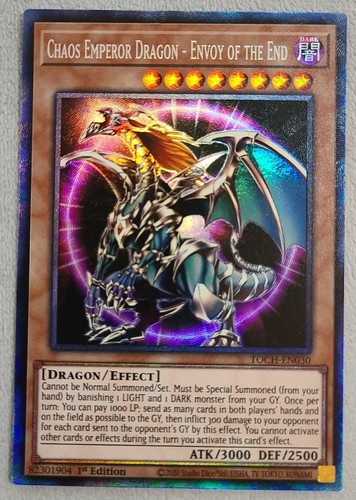 Chaos Emperor Dragon Envoy of the End TOCH-EN030 Collectors