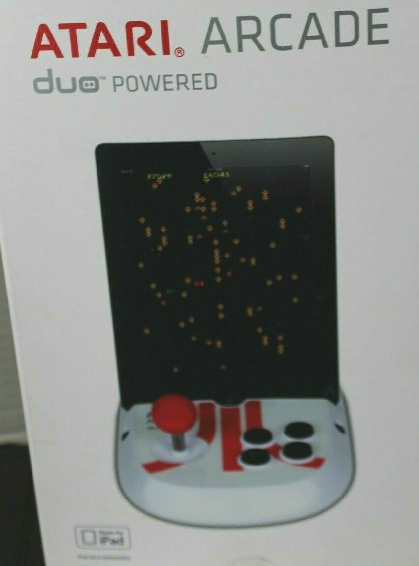 Atari Arcade Duo Powered for used with iPad (iPad not included)