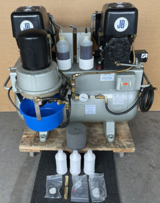 JB Dental by Tech West Dental Air Compressor 2HP w/ Oil-Cooled Copeland Heads