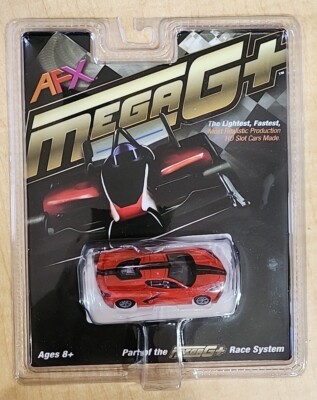 AFX 22011 Corvette C8 Torch Red Mega G+ HO Slot Car AFX22011 MegaG Plus