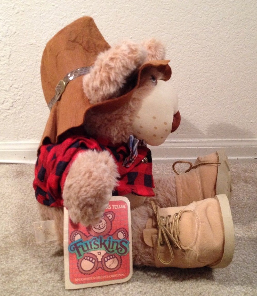 Vintage FARRELL FURSKINS Plush Stuffed Bear Appalachian Artworks Xaviar Roberts