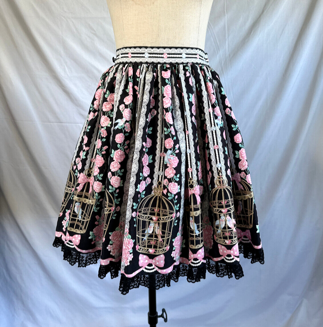 2009s Angelic Pretty ビッグリボンティアードシフォンスカート 2009s