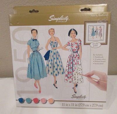 Dimensions Vintage SIMPLICITY PAINT BY NUMBER KIT  11 x 11   2019