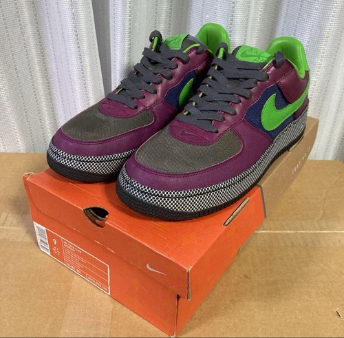 Size 9 2006 Nike Air Force 1 Low Insideout Purple 312486-031