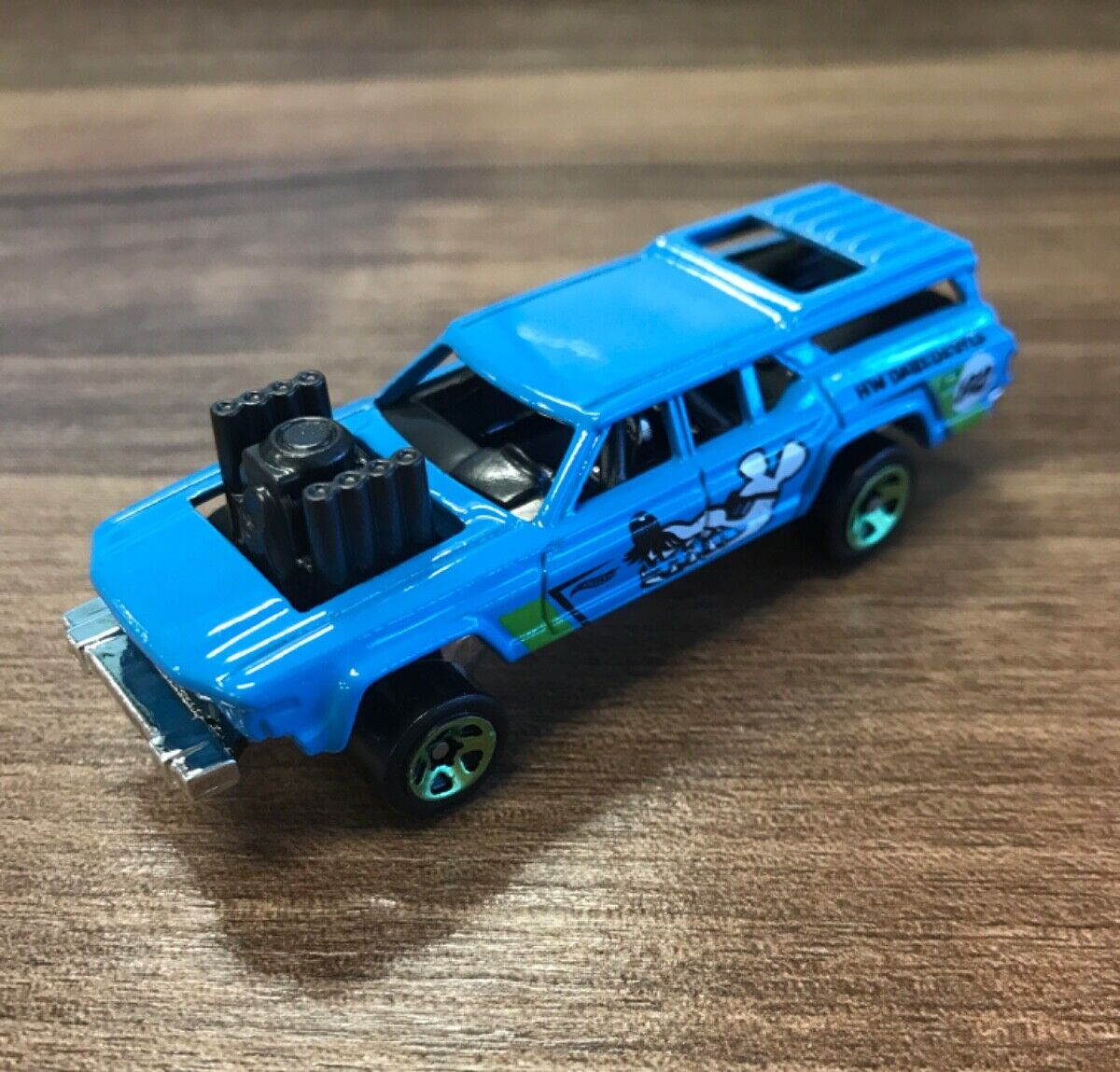 Hot Wheels Cruise Bruiser #238 HW '16 Daredevils 2/10 Blue