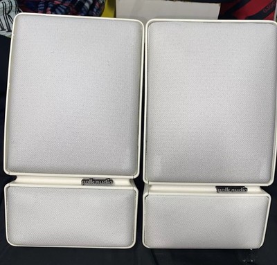 Polk Audio M3II Speakers Indoor/Outdoor M Series White (Pair) Tested Working